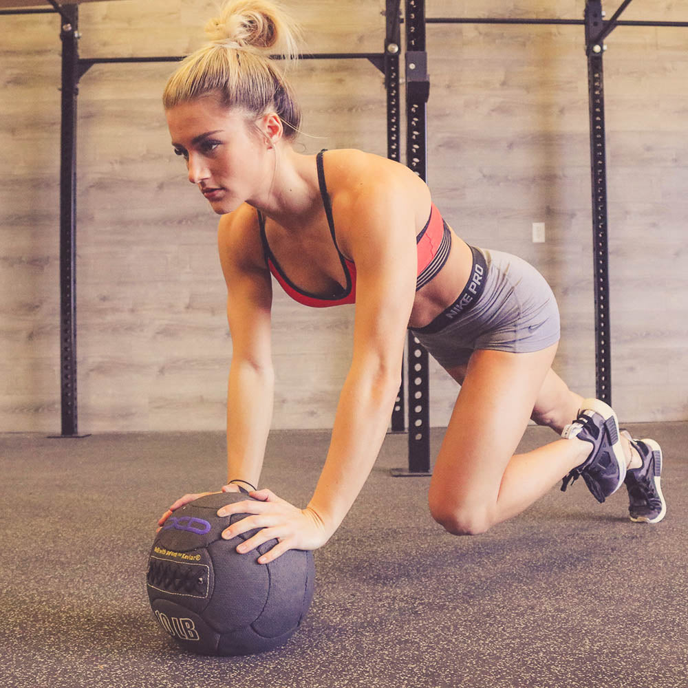 10in XD Kevlar Medicine Ball | 10lbs - Discontinued G&G Fitness Equipment Aerobics; aerobic step, HR straps 10inAction_1944x_be3c82f4-98ea-4a77-8fd7-ba484a86fccd