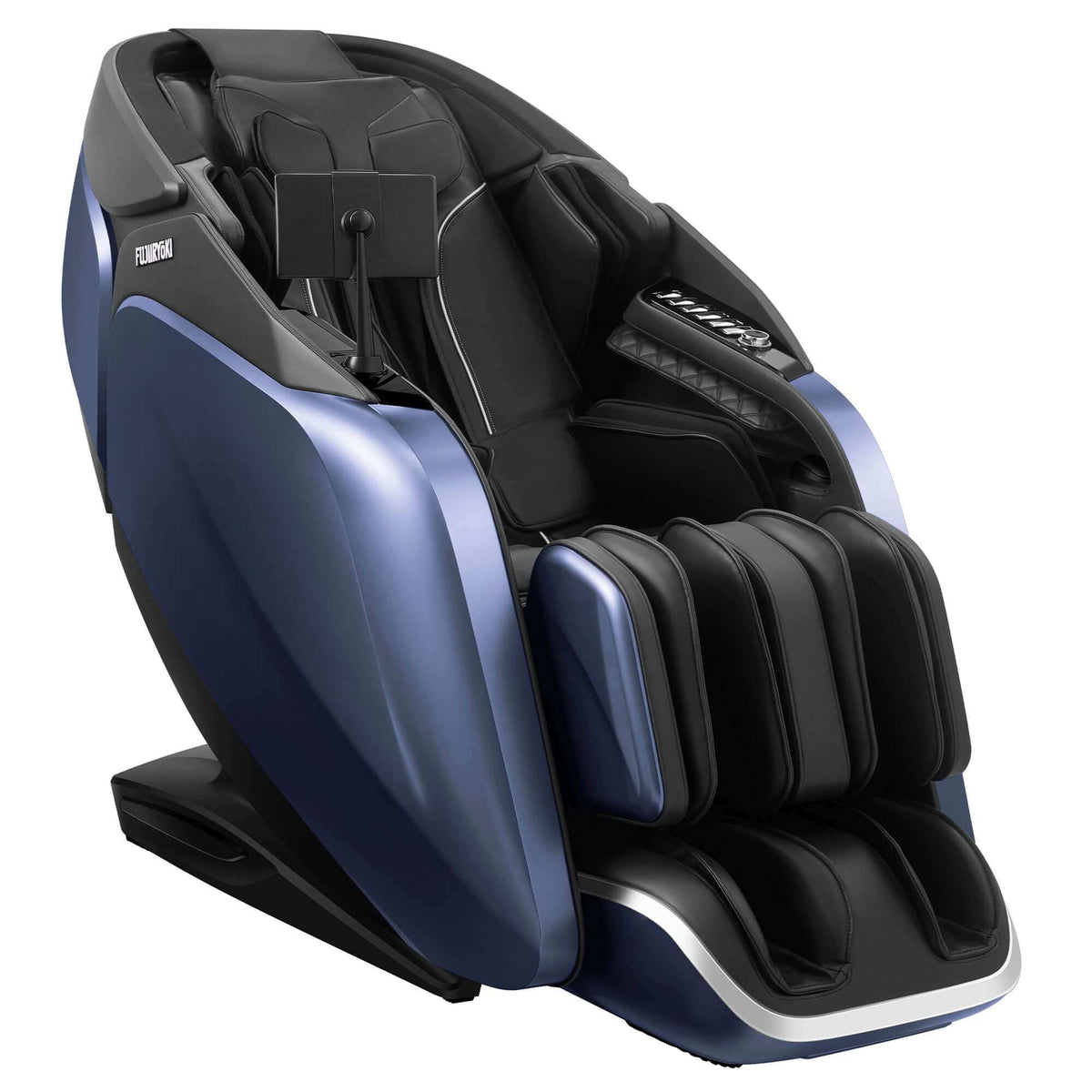 Cyber Relax Pro MR8000 in blue with footrest detail