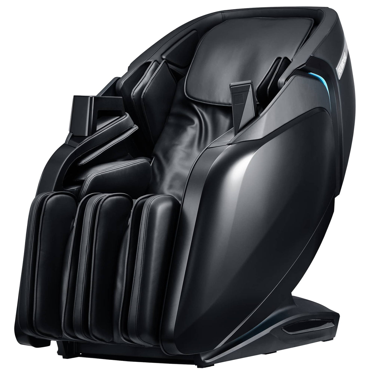 Cyber Relax OH-8000 Massage Chair in black, side view