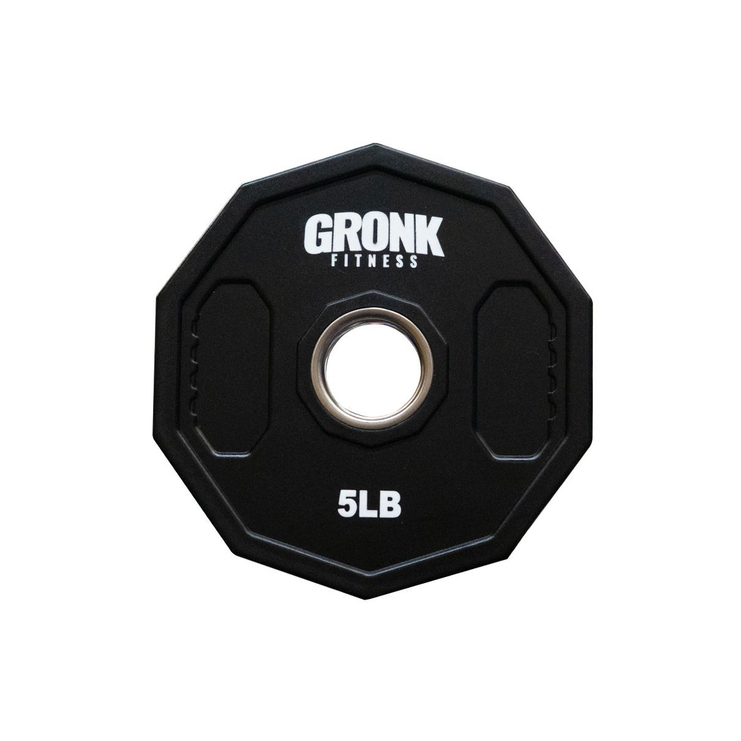 Gronk Fitness 10-Sided Urethane Olympic Grip Plates