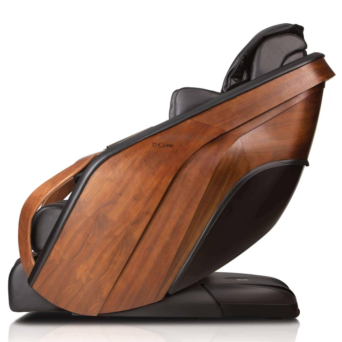 D.Core Cirrus-JP Massage Chair side profile with wood finish