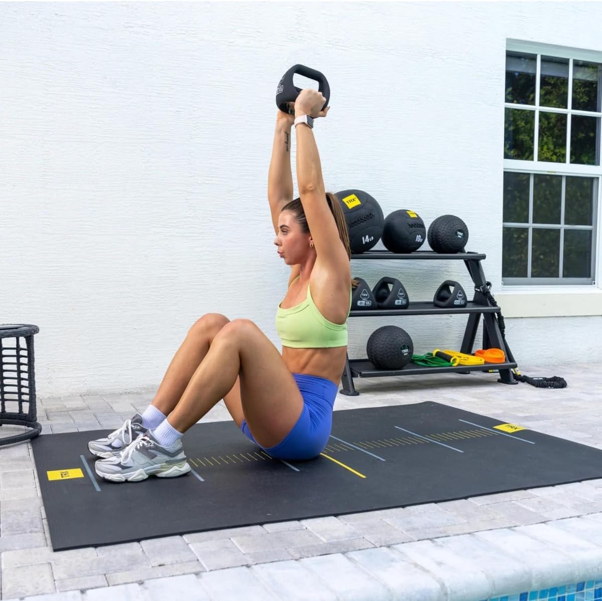 TRX YBell Pro 18 Piece Bundle TRX Accessory Storage Racks and Stands 61B8T8d0N8L._AC_SL1200