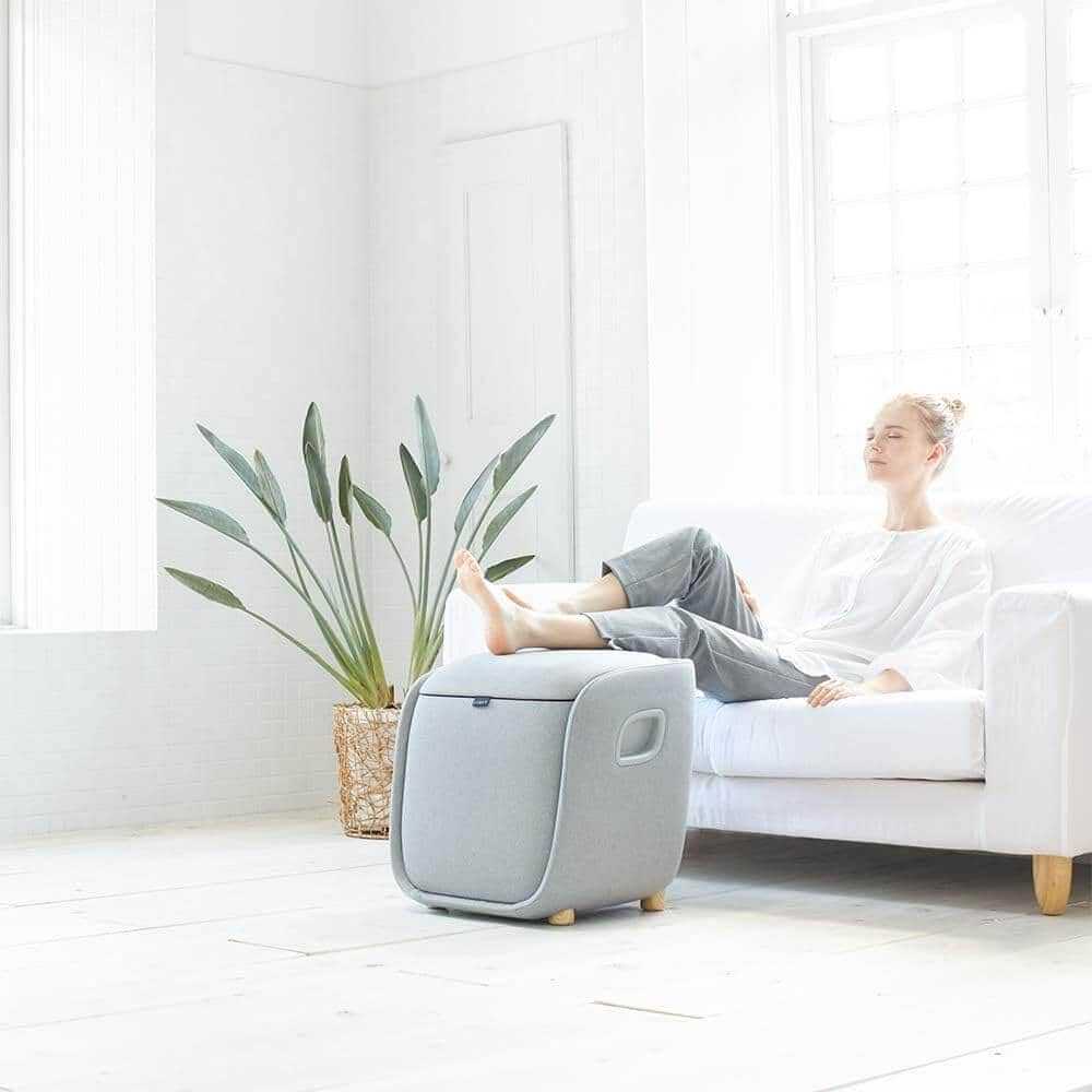 REI Foot and Calf Massager in living room setting