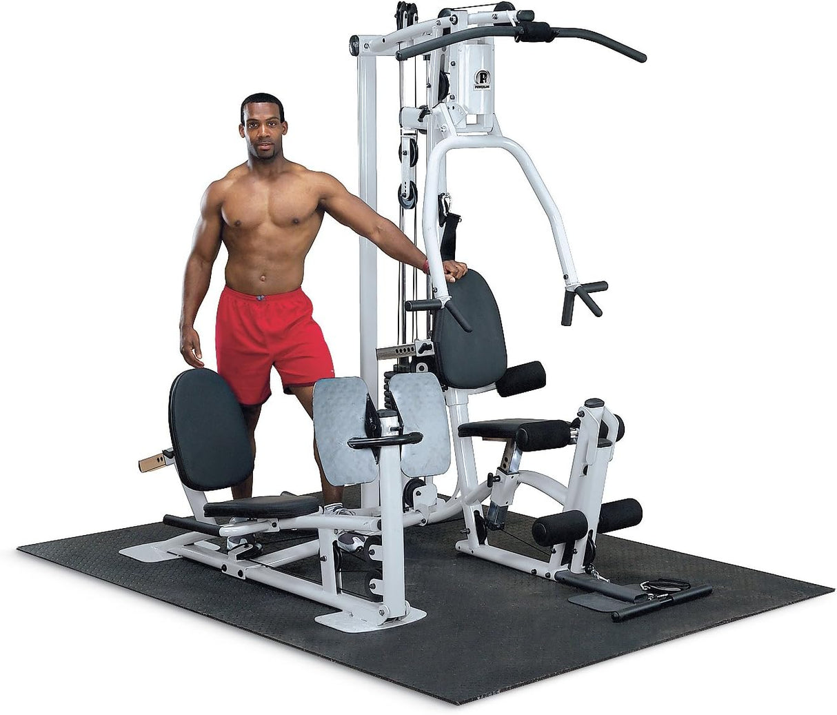 P2X Multi-Station Gym w/Leg Press Attachment & 260 lb Weight Stack