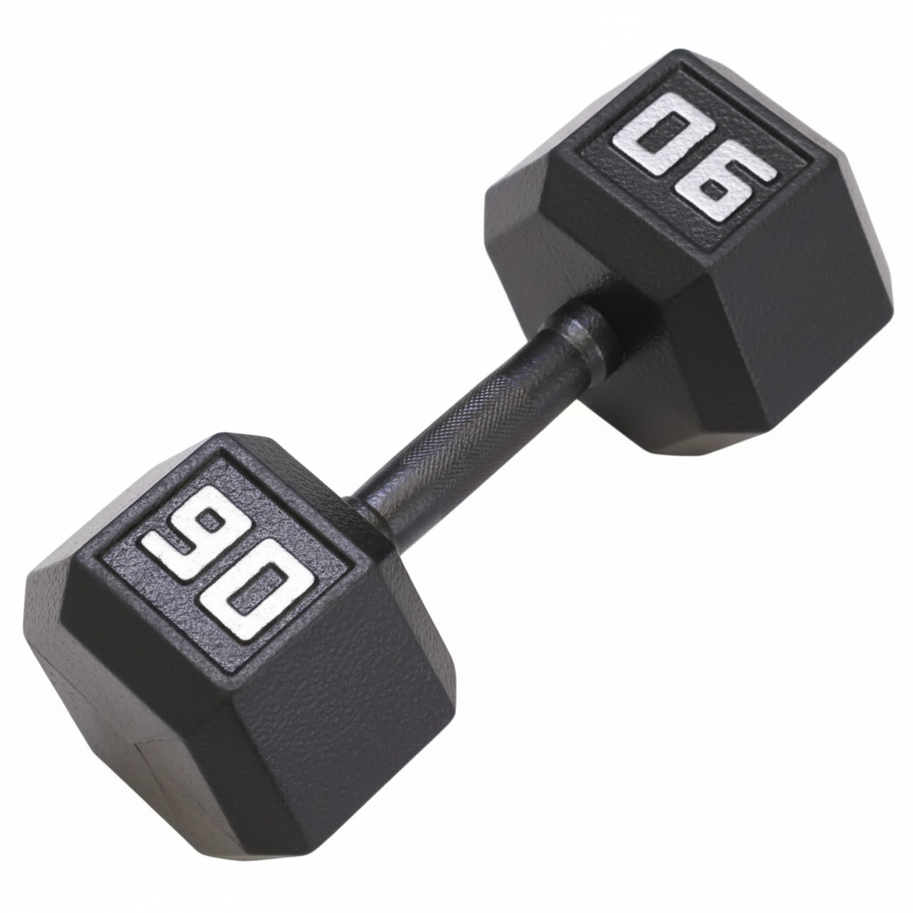 Gronk Cast Hex Dumbbell - Black