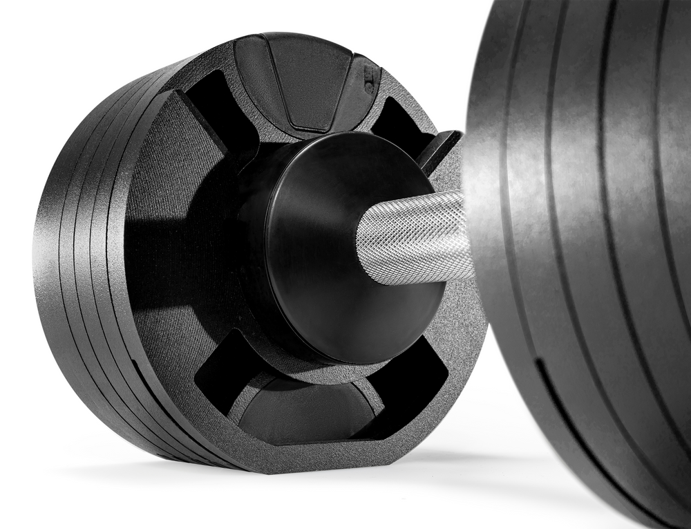 SMRTFT NÜOBELL 50lb Adjustable Dumbbell Set SMRTFT Variant(s) - Color BLACK_50_MBS5011_8628cb79-82c7-40e9-819f-f65641e55f92