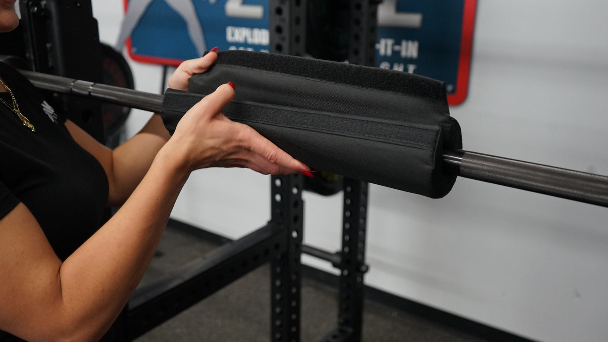 Gronk Fitness Olympic Bar Pad Gronk Fitness Products Lifting bar attachments (eg landmine, row handles, chains, collars, sleeves, barbell pad, manta ray) DSC00500_vlbdmt