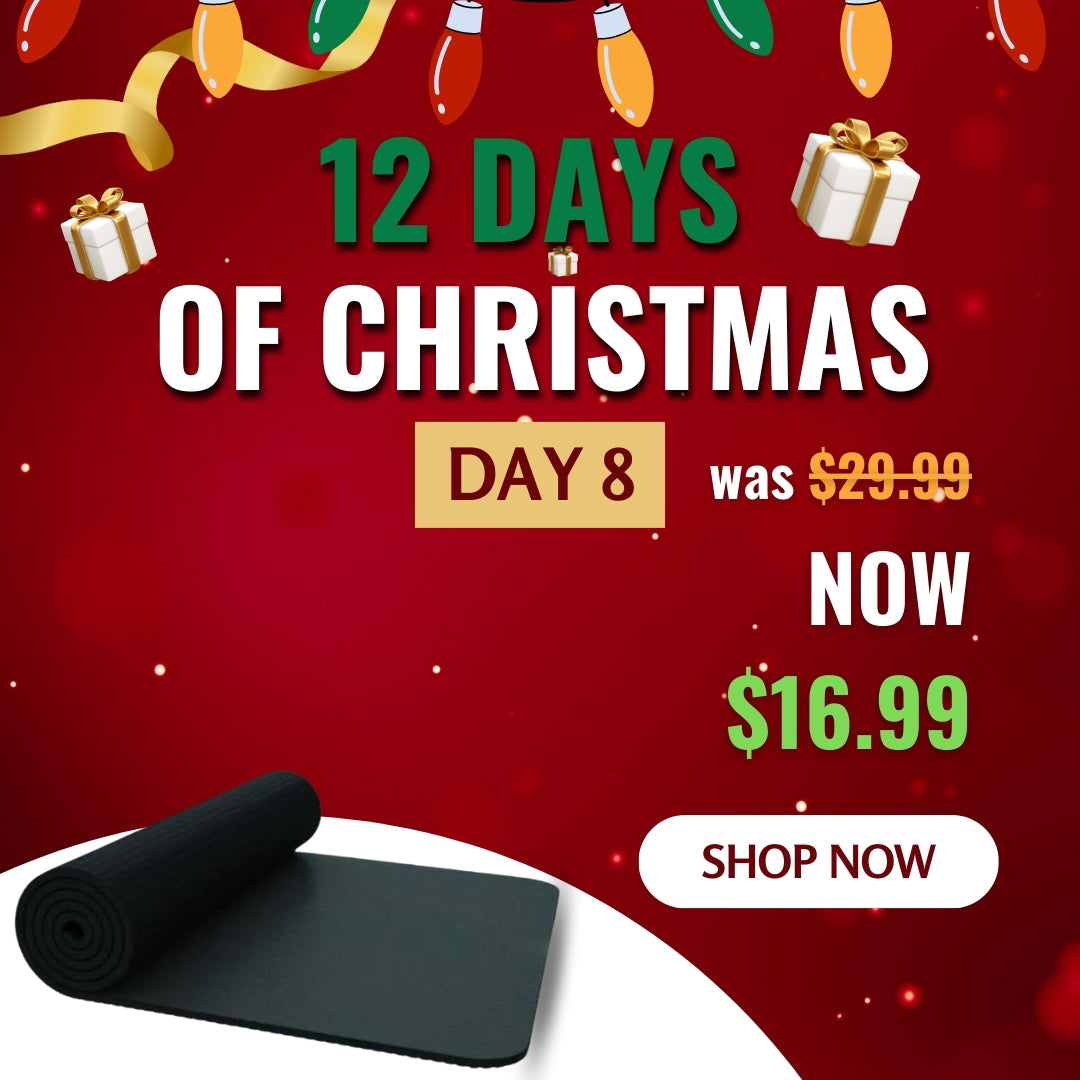 XM Yoga Mat 72 in Padded Black - Discontinued