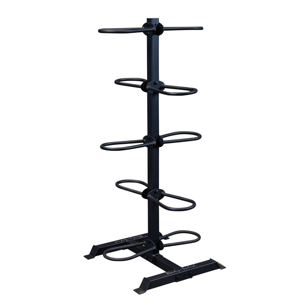 Body-Solid GMR20 Vertical Medicine Ball and Wall Ball Stand — empty rack