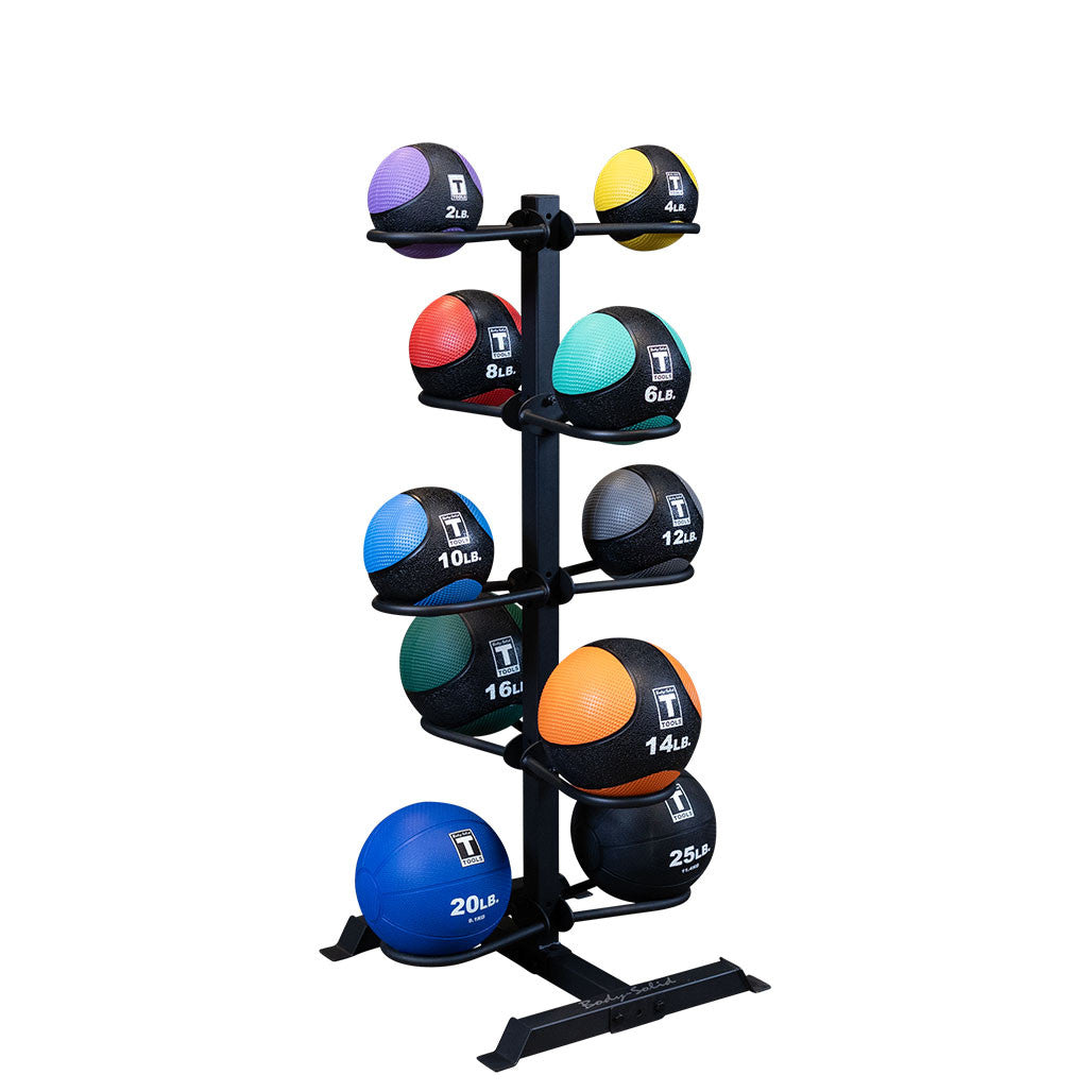 Body-Solid GMR20 loaded with medicine balls