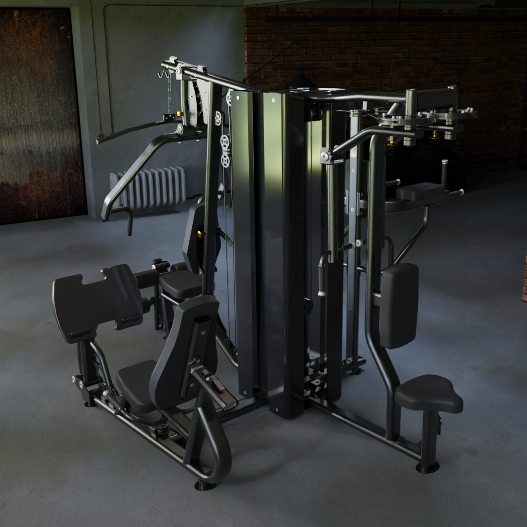 IRONAX X4S Four Station Multi-Gym Ironax Extreme Gyms EXM3000LPS, FSF3 IRONAXGYM11_302f3824-a456-4968-aac2-cce578790d4c