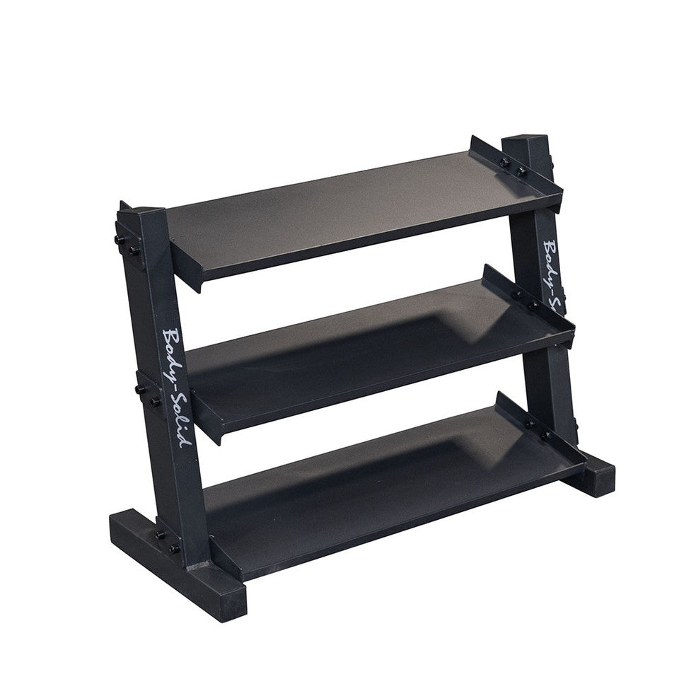 Body Solid GDR34B Vinyl and Neoprene Dumbbell Rack