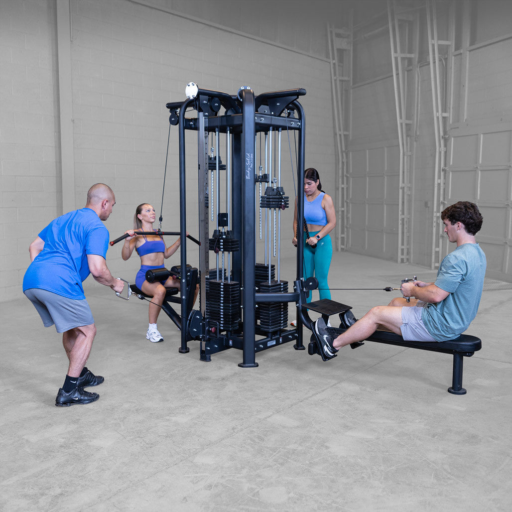 Body Solid - PCL Jungle Gym, 4 Station, 210lb Stacks x 4 Body Solid Home Gym, labor intensive installation body-solid_pcl-jungle-gym-sjg100_view-3