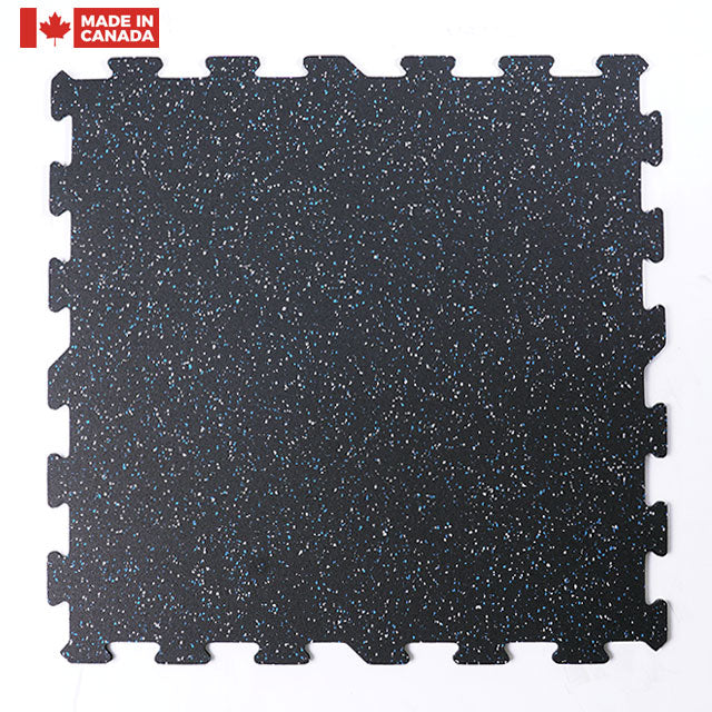 Gorilla 2 x 2 8mm Interlocking Rubber Flooring - Blue Jay - Final Stock