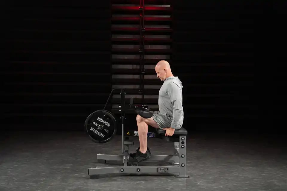 Hammer Strength Plate-Loaded Seated Calf Raise