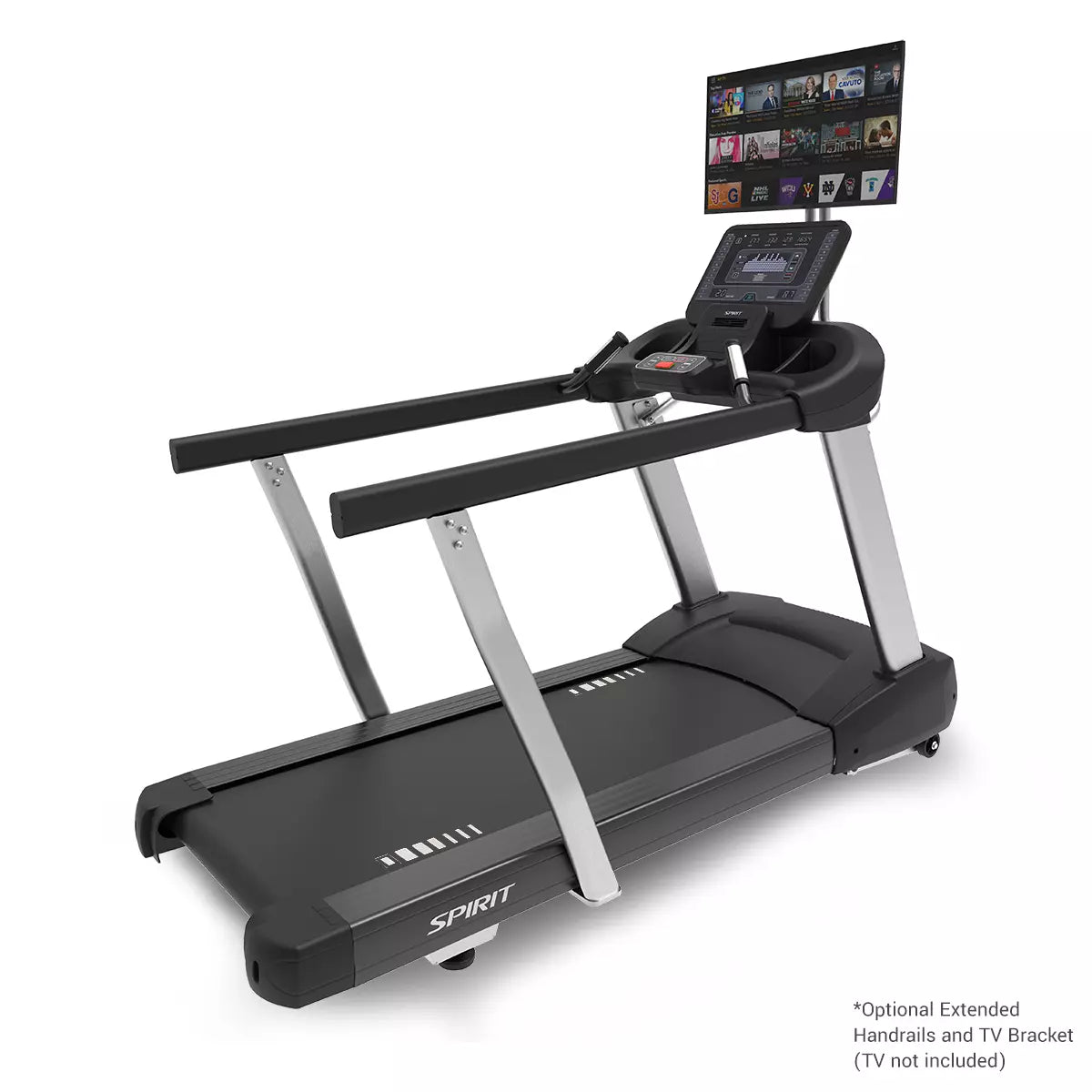 Spirit CT800 Treadmill - Final Stock Spirit Treadmill; Residentail Commercial Frame over 350lbs r_34_rear_view_tv-2_jpg