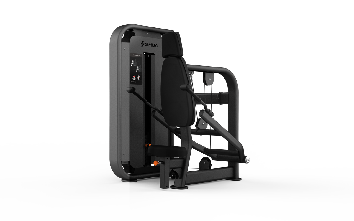 Shua G6808 Triceps Press selectorized machine, studio render 2 of 2