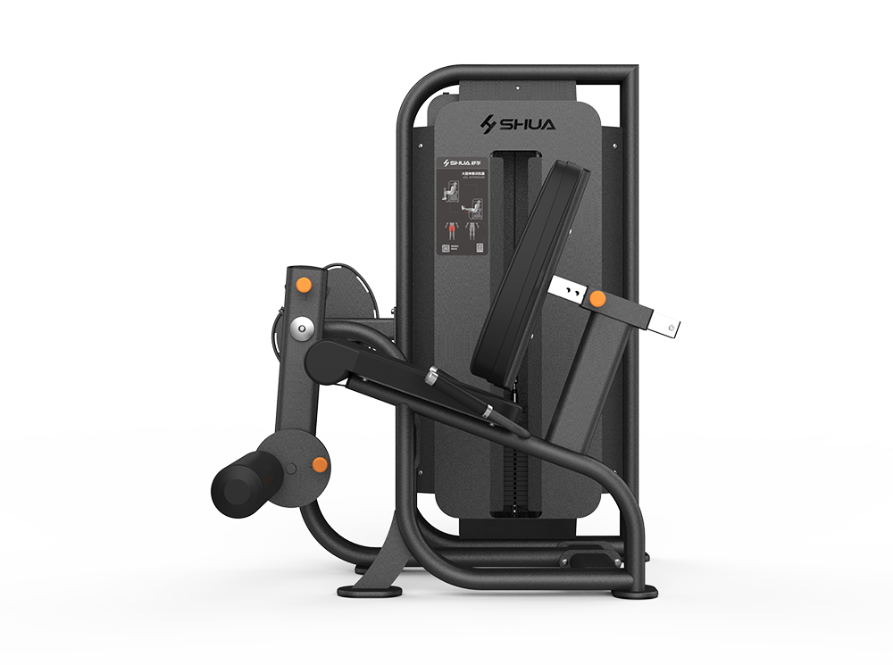 Shua G6810 Leg Extension selectorized machine, studio render 3 of 4