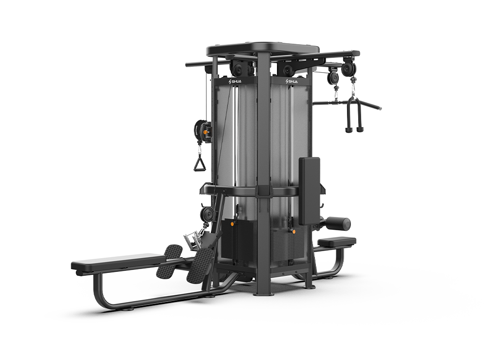 Shua G7231 4-Station multi-station gym, studio render 1 of 4