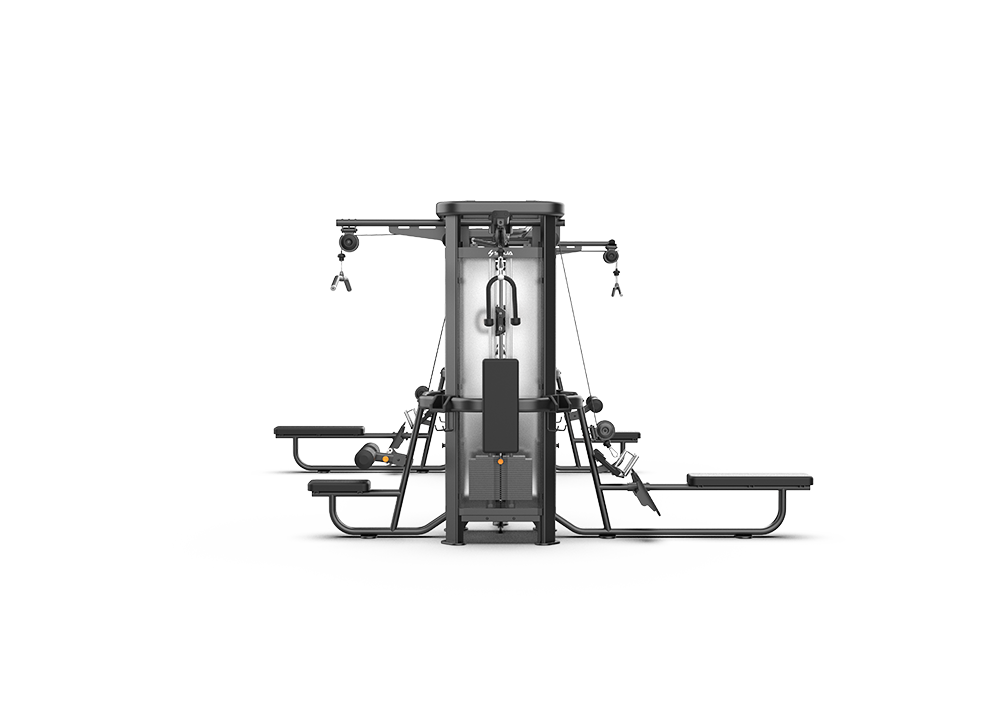 Shua G7233B 8-Station multi-station gym, studio render 4 of 4