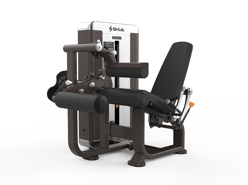 Shua G8816 Leg Curl/Extension selectorized machine, studio render 2 of 4