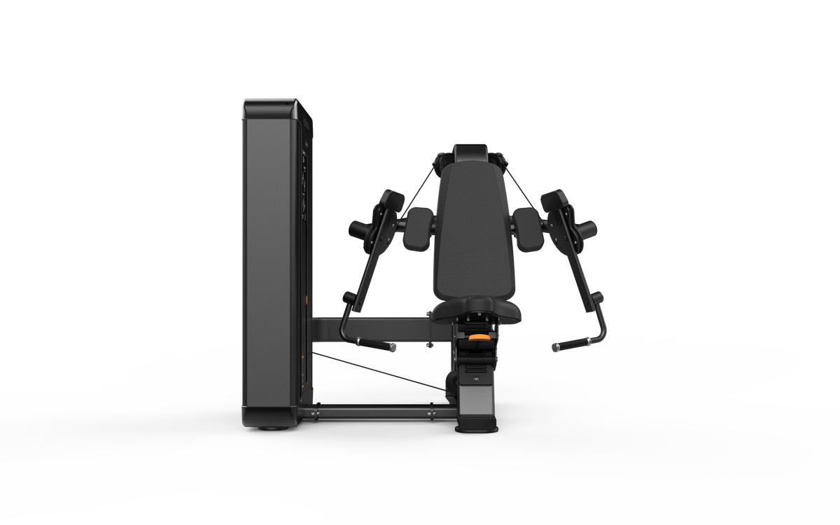 Shua G8825 Biceps Curl selectorized machine, studio render 2 of 4