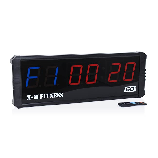 XM Fitness 6D Interval timer - Final Stock XM Fitness Agility and Speed; jump ropes, climbing and battle ropes, ladders, sled, interval timer xm-fitness_6d-interval-timer_view-3