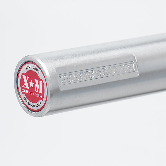XM Fitness Mens Olympic Lifting Bar 1500lbs Capacity XM Fitness Lifting Bars xm-fitness_xtreme-monkey-mens-lifting-bar-1500lbs-bar_view-2_beeb3330-3b79-46ff-b816-785bb169d592