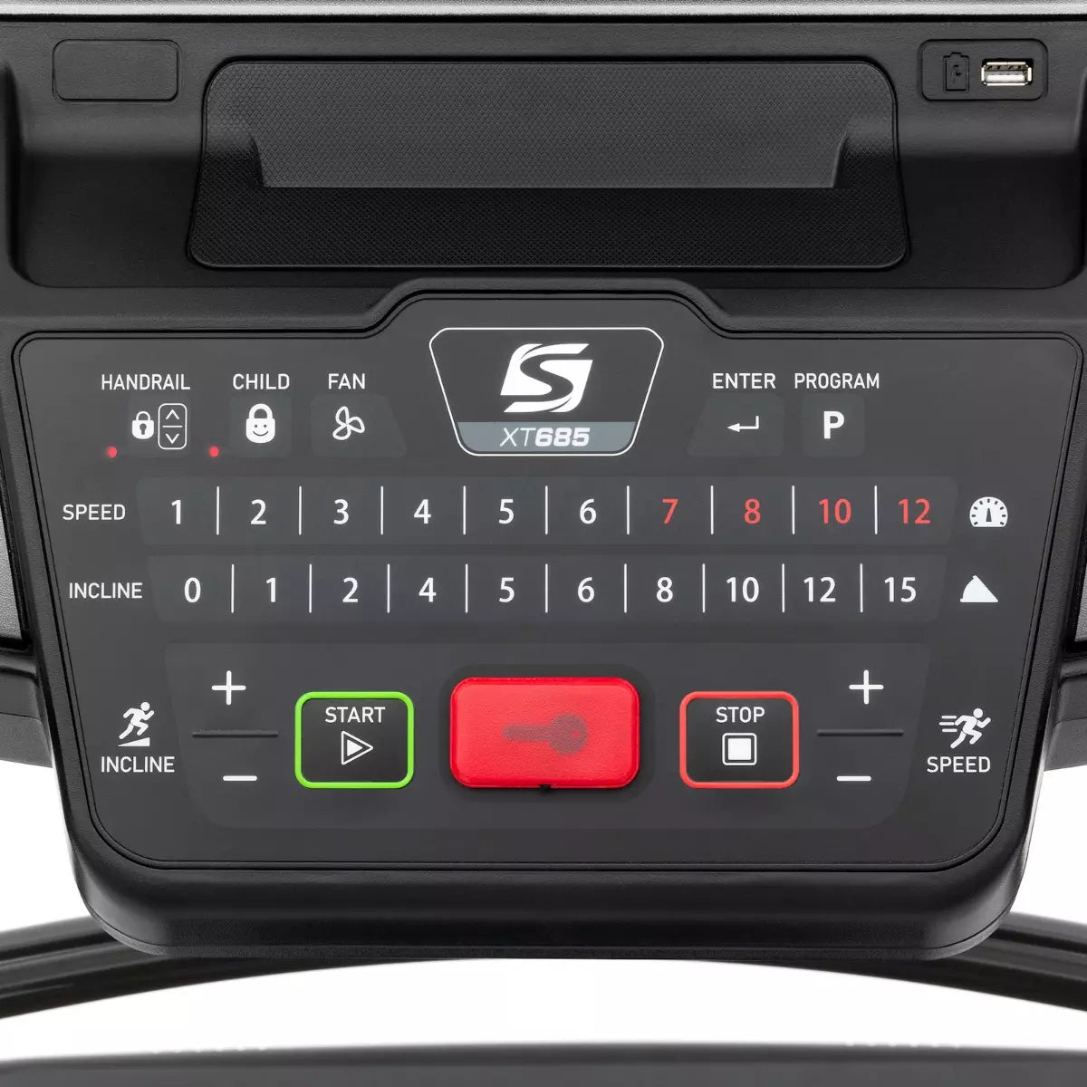 Spirit XT685 Treadmill Spirit Treadmill xt685_wr_buttons_jpg_c1648f0f-a782-41ec-9087-409e6241f6f3