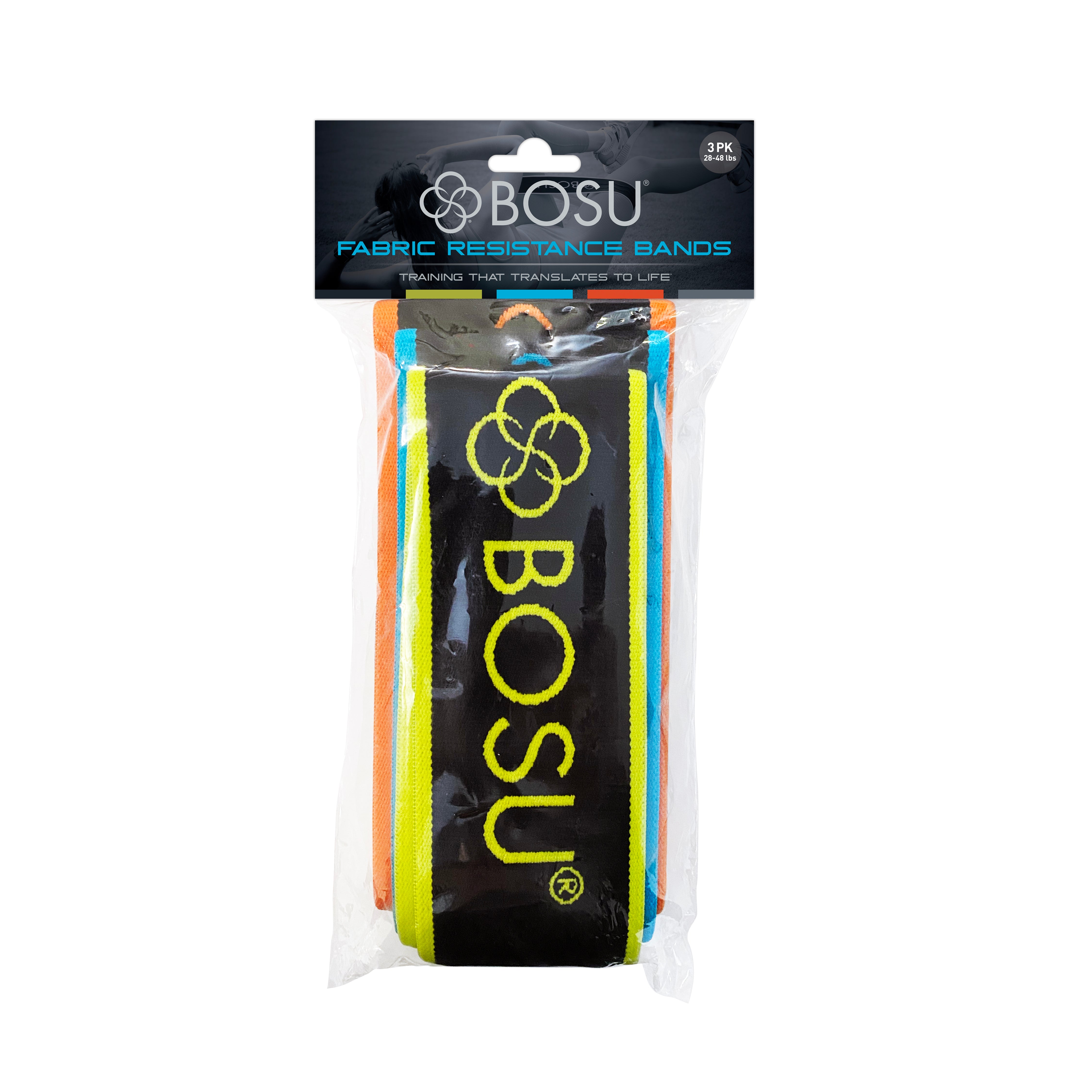 BOSU Fabric Resistance Bands (3 Pack) – G&G Fitness Equipment