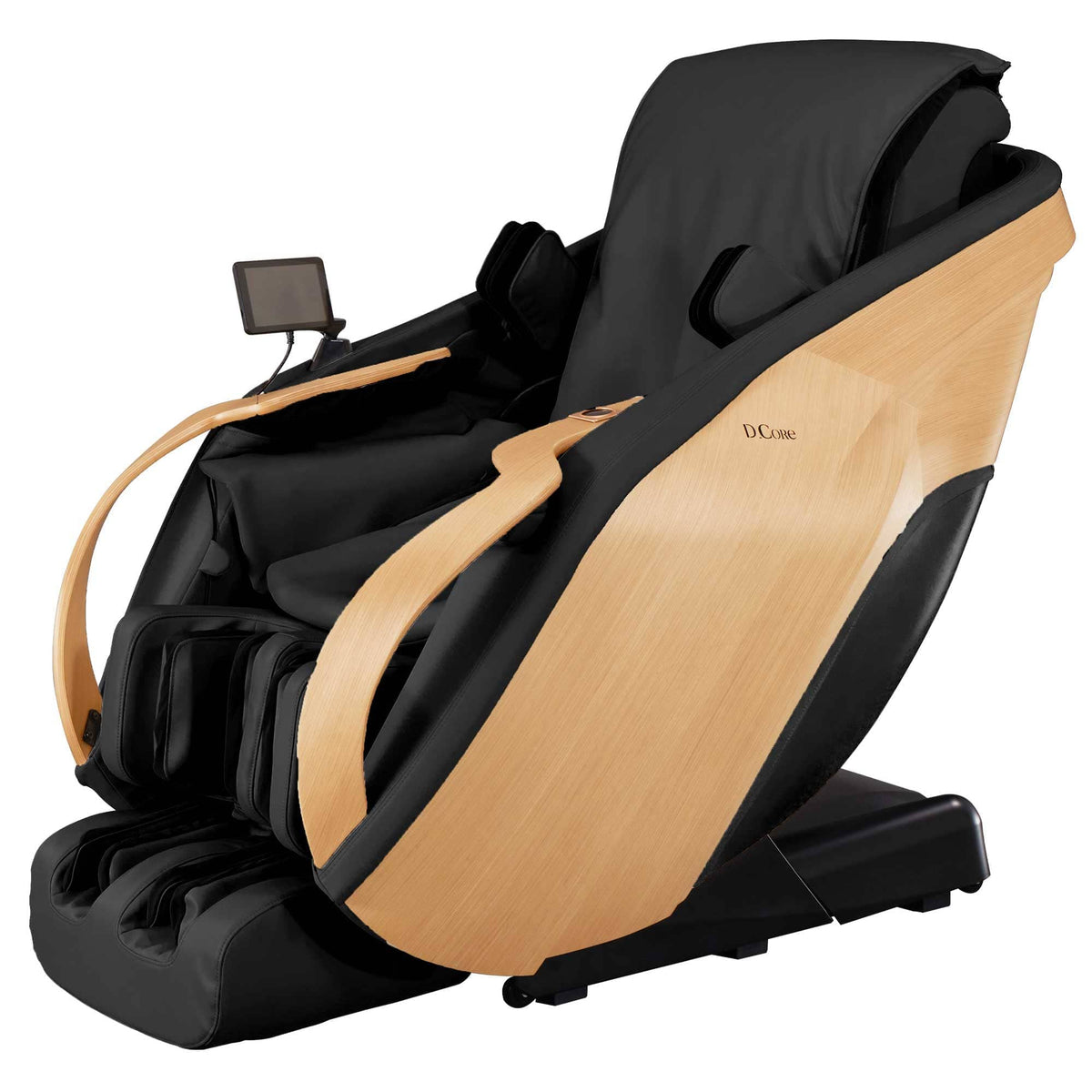 D.Core 2 Massage Chair side view with wood accents