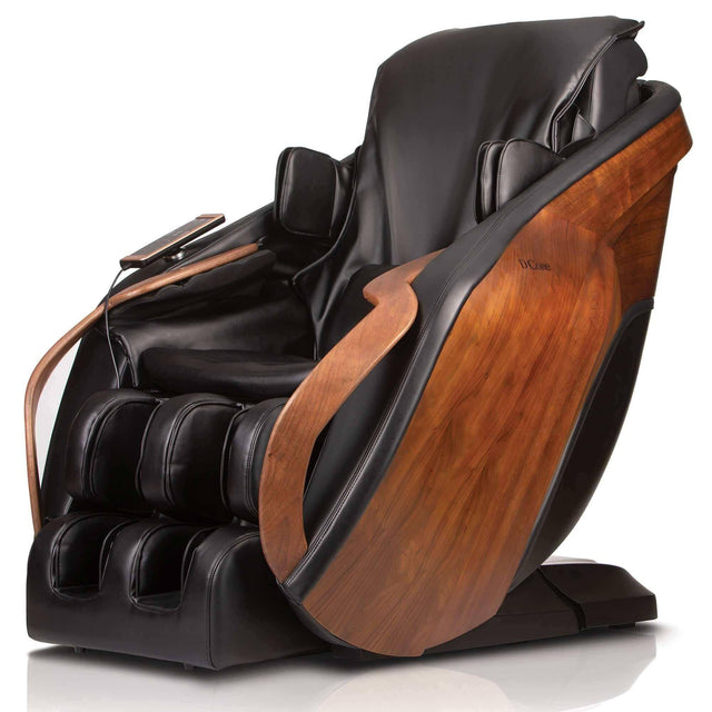 D.Core Cirrus-JP Massage Chair side view with wood accents