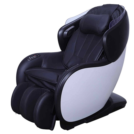 CirC3 MR380 Massage Chair in black and white, angled view