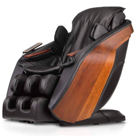 D.Core Stratus-JP Massage Chair side view with wood paneling