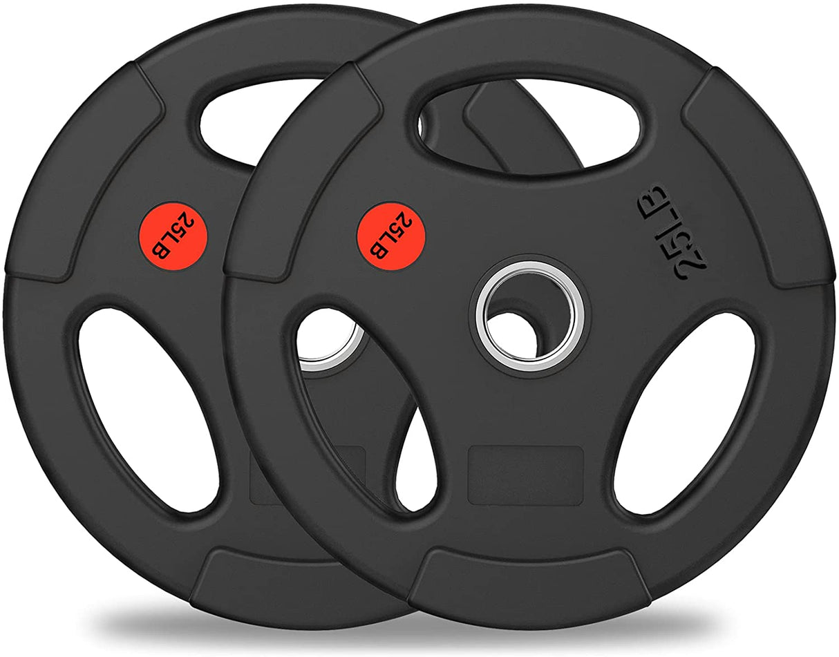 Premium Olympic Plates - Rubber Grip - Final Stock G&G Fitness Equipment Variant(s) - LBWeight 25lbplate_2048x2048_ce383225-b3d7-4501-8fec-0a6227d9c6be