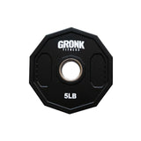 Gronk Fitness 10-Sided Urethane Olympic Grip Plates