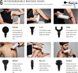 Kitta Massage Gun with six interchangeable heads