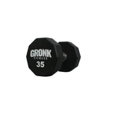 Gronk 10 Sided Urethane Dumbbell 35 lb Gronk Fitness Products Variant(s) - LBWeight 35_de6a6663-538e-4636-a0f7-32b4dd68eb02