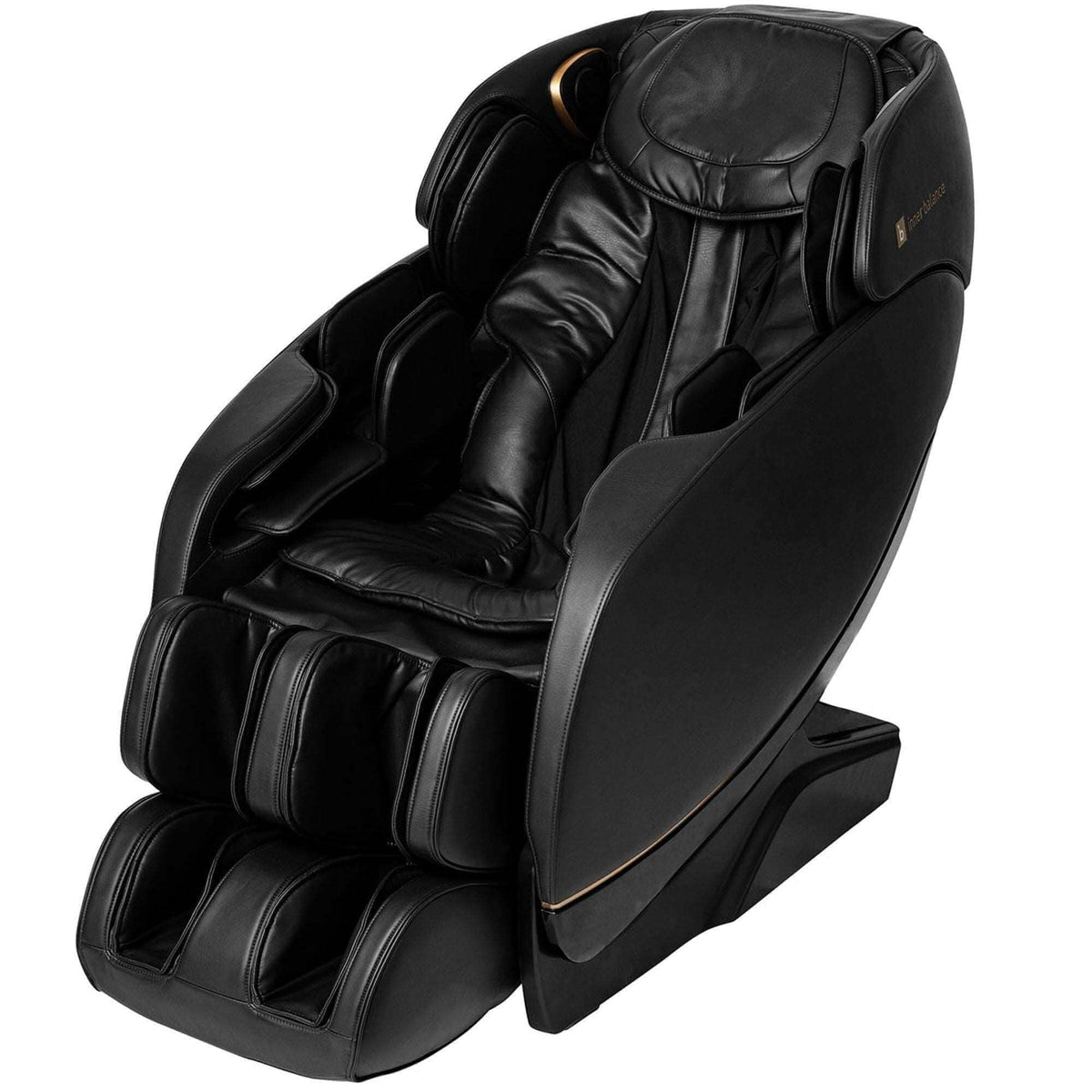 Jin 2.0 Massage Chair side view in black leather