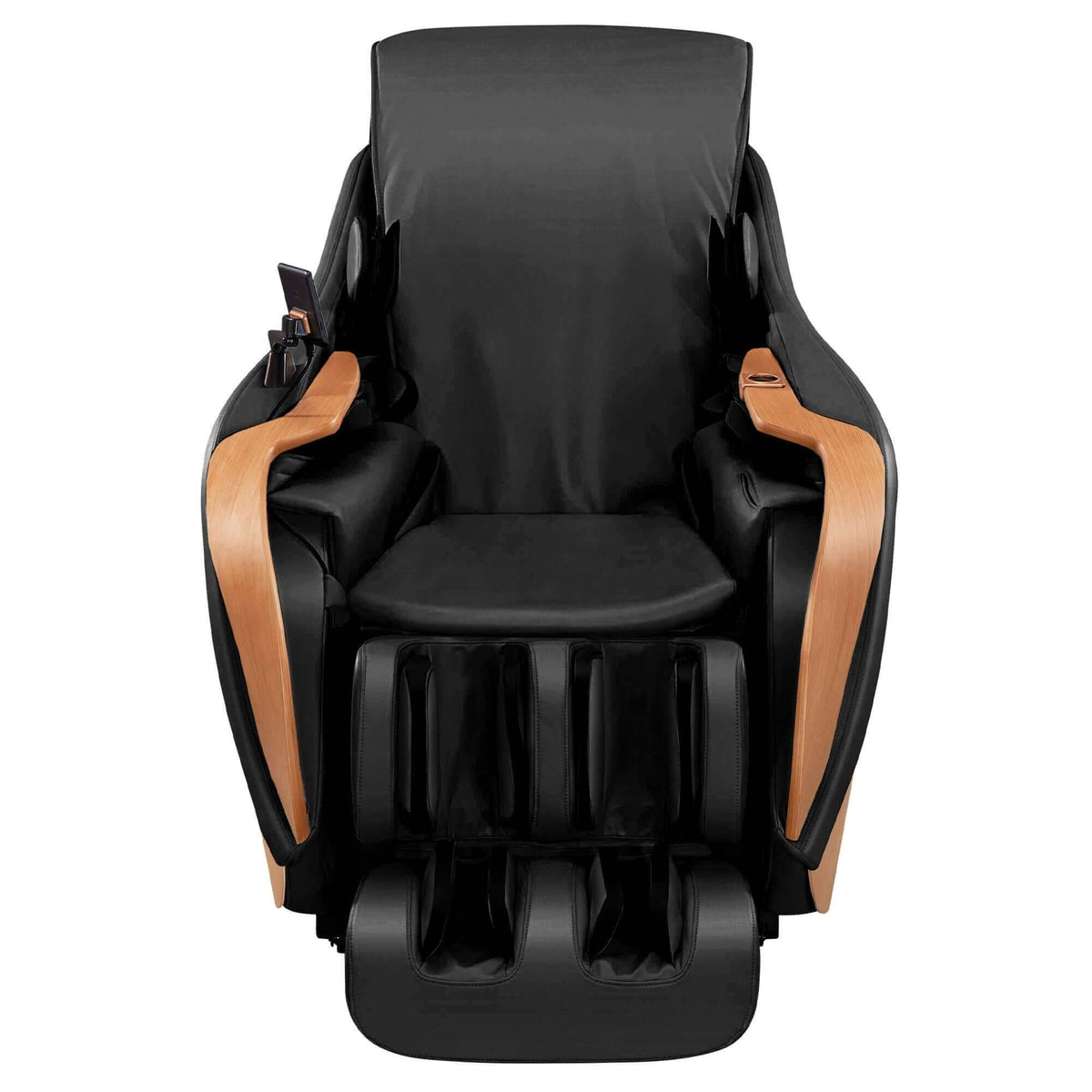 D.Core 2 Massage Chair front view with footrests