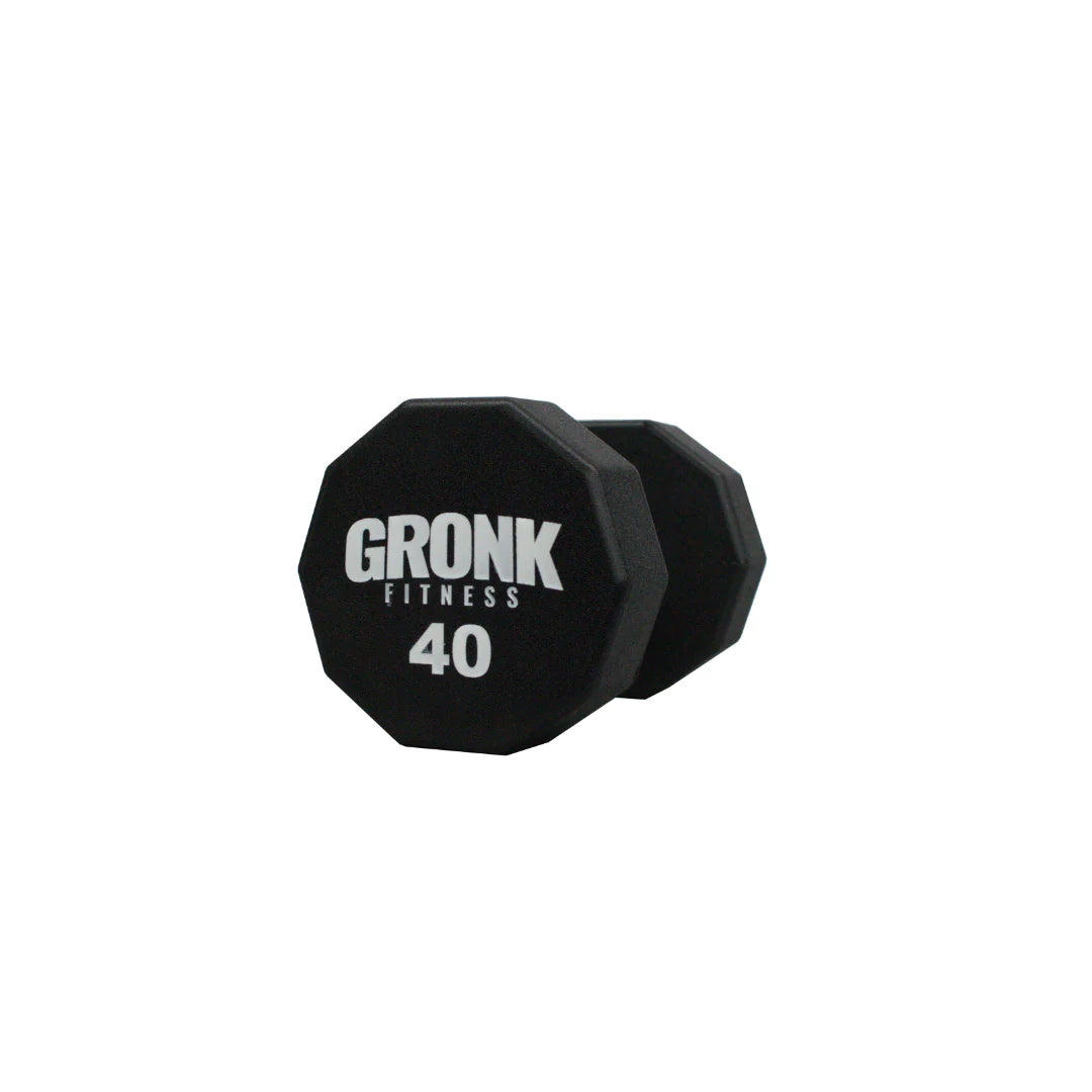 Gronk 10 Sided Urethane Dumbbell 40 lb Gronk Fitness Products Variant(s) - LBWeight 40_0039f0fd-dc58-470a-9eaf-1ee0a4cfa0b0