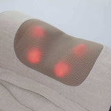 Corron Roll-Up Massage Cushion with glowing nodes close-up