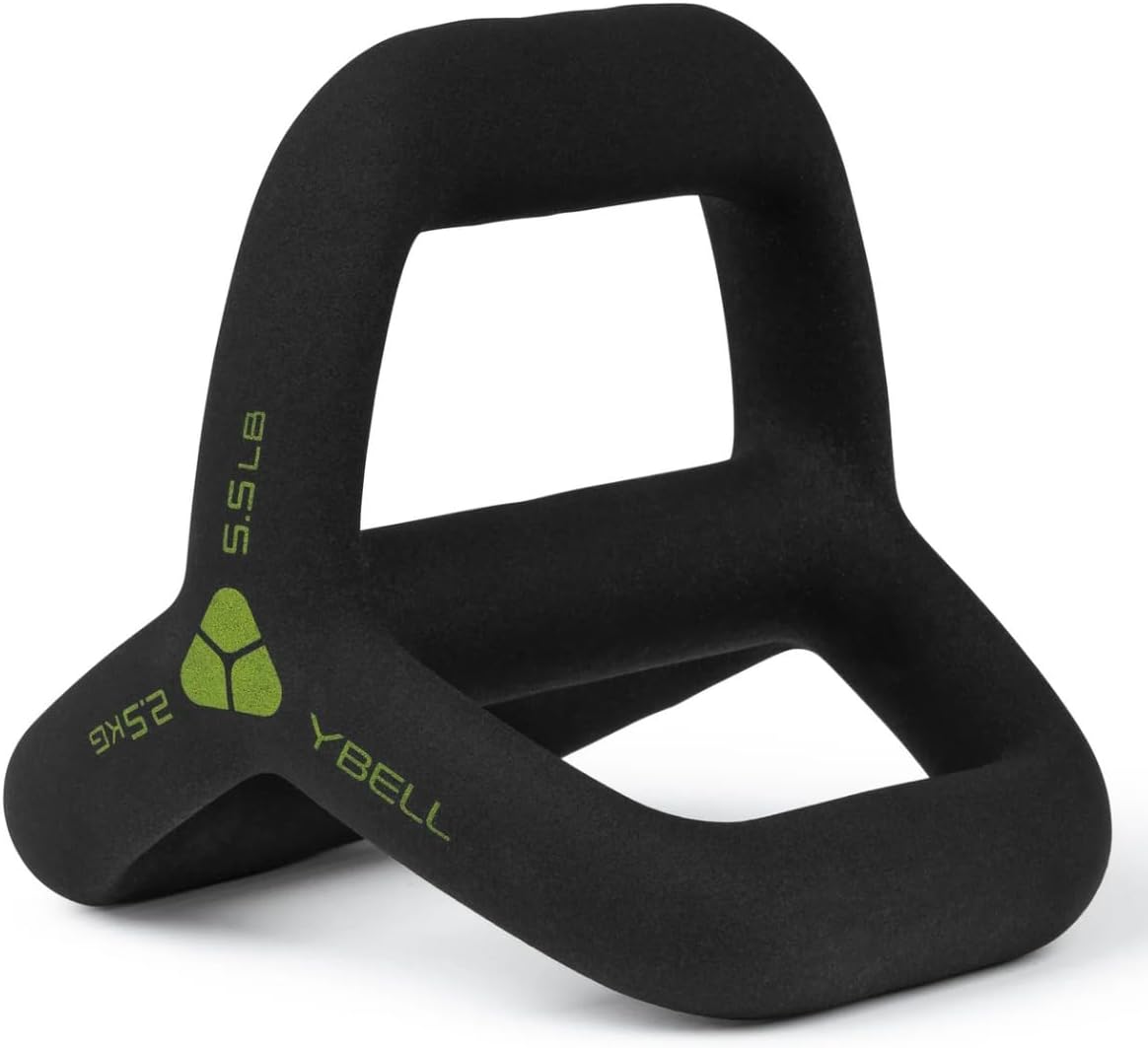 TRX YBell Arc Series 3-in-1 Kettlebell, Dumbbell and Push Up Bar Workout Equipment | 5.5 LBS