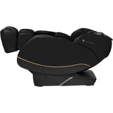 Jin 2.0 Massage Chair reclined side view in black leather