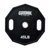 Gronk Fitness 10-Sided Urethane Olympic Grip Plates