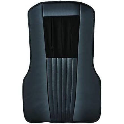 Kurodo Massage Chair backrest close-up with black upholstery
