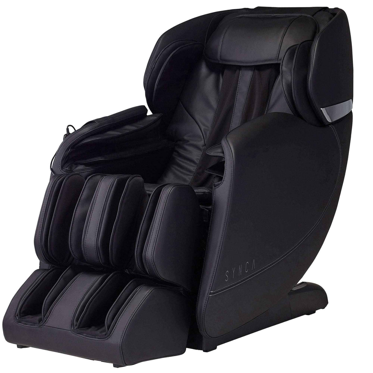 Hisho MR3000 Massage Chair close-up in black leather
