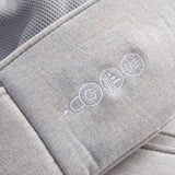 Quzy Cordless Heated Massager close-up of embroidered icons