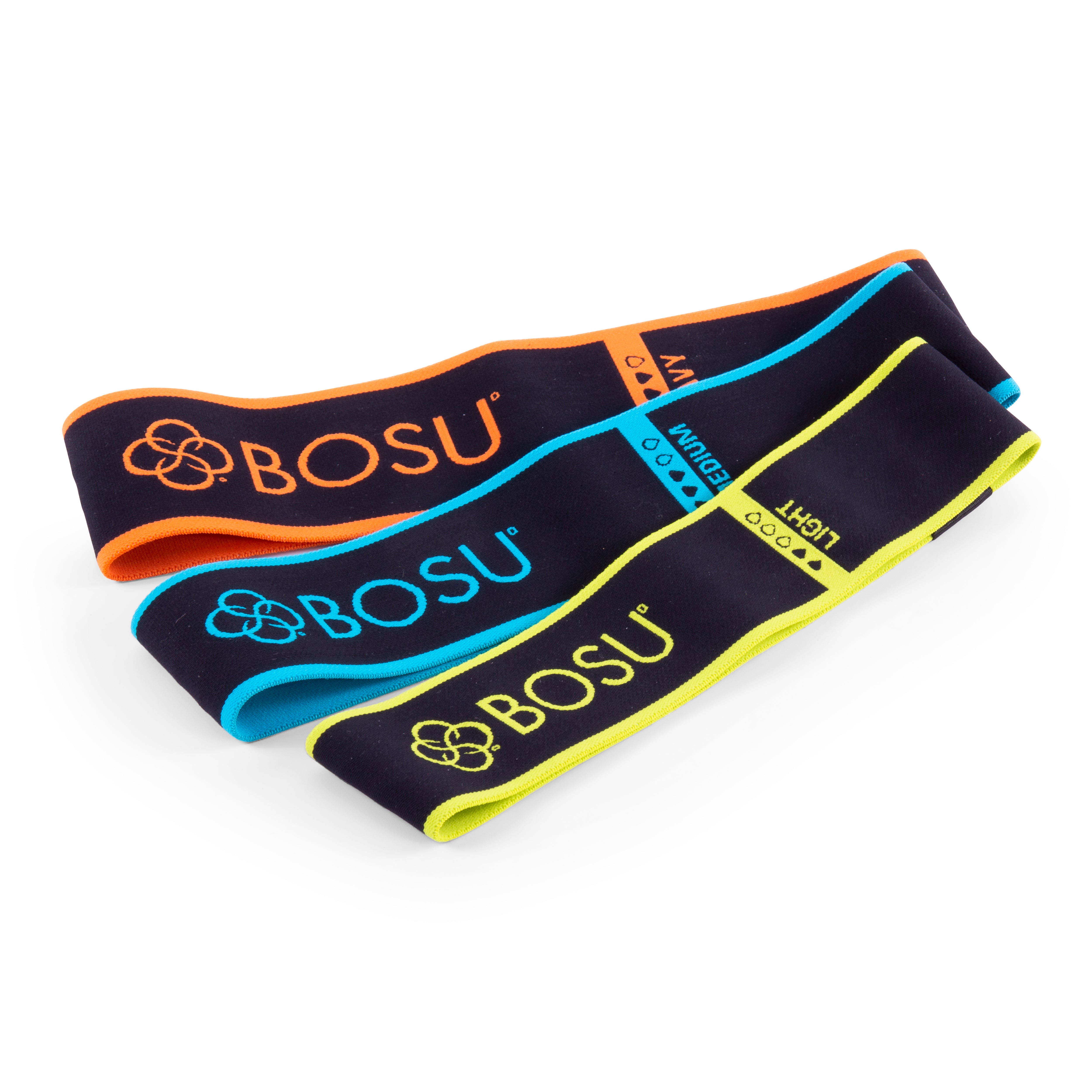 BOSU Fabric Resistance Bands (3 Pack) – G&G Fitness Equipment