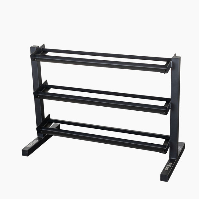 Body Solid 3 Tier Dumbbell Rack (Black) Default Title Body Solid Dumbell racks, power block stand, plate and bar storage, kettlebell racks, ball racks 86bede6f-52d4-f011-842e-0afff11ba501_BFDR10B_.
